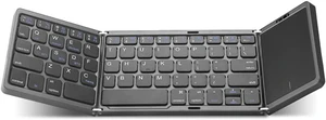 Foldable Keyboard 3 Foldable Bluetooth Keyboard with Sensitive touchpad Bluetooth Keyboard Folded Fodable Keyboard for iPad Mac iPhone Android Windows iOS 3 Bluetooth Press Touchpad Foldable Keyboard 3 Foldable Bluetooth Keyboard with Sensitive touchpad Bluetooth Keyboard Folded Fodable Keyboard for iPad Mac iPhone Android Windows iOS 3 Bluetooth Press Touchpad