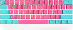 Guffercty kred 61 Keycaps 60 Percent Miami Keycaps Set PBT Keycap Backlit OEM Profile with Key Puller for Cherry MX Switches Mechanical Gaming Keyboard (Miami) Guffercty kred 61 Keycaps 60 Percent Miami Keycaps Set PBT Keycap Backlit OEM Profile with Key Puller for Cherry MX Switches Mechanical Gaming Keyboard (Miami)
