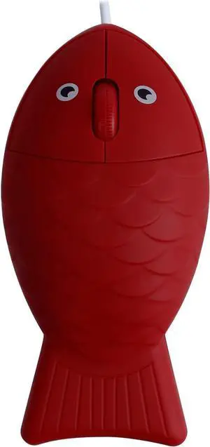 YOCUNKER Wired Mouse Fish Shape Corded Mouse 3-Button 1200DPI Optical USB Computer Mice with 3.9FT Cord for Laptop, Chromebook, PC, Desktop, Mac, Notebook-Red YOCUNKER Wired Mouse Fish Shape Corded Mouse 3-Button 1200DPI Optical USB Computer Mice with 3.9FT Cord for Laptop, Chromebook, PC, Desktop, Mac, Notebook-Red