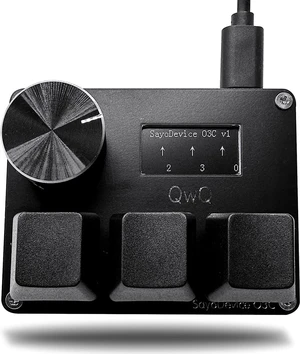 SayoDevice O3C OSU Keyboard Rapid Trigger Hall Switches Magnetic Linear Switches Keyboard with Knob and Screen,Copy Paste,Shotcut,Macro Hotswap Mini Keypad. SayoDevice O3C OSU Keyboard Rapid Trigger Hall Switches Magnetic Linear Switches Keyboard with Knob and Screen,Copy Paste,Shotcut,Macro Hotswap Mini Keypad.