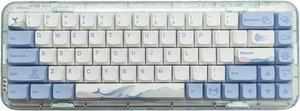 Cmokifuly Seasonic Keycaps XDA Profile Custom Keys for Mechanical Keyboard,136 Keys Keycaps Set PBT Dye Sublimation Keycaps (Seasonic)