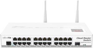 Mikrotik CRS125-24G-1S-2HnD-IN, Cloud Router Gigabit Switch, Fully manageable Layer 3, 24x 10/100/1000, 1000mW Wireless