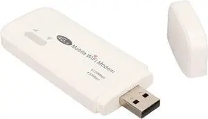 Serounder USB WiFi Modem, 150Mbps Wireless WiFi Hotspot Router with SIM Card Slot Plug and Play Portable Travel WiFi, Support 10 Users Sharing