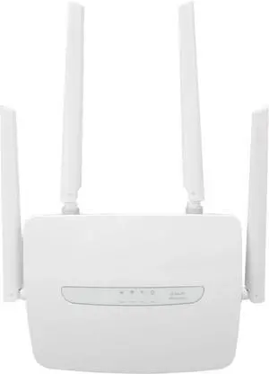 Portable 4G LTE Router with SIM Card Slot, 150Mbps WiFi Hotspot, WAN LAN Port, Supports up to 32 Users, Indoor and Outdoor Coverage (US Plug)