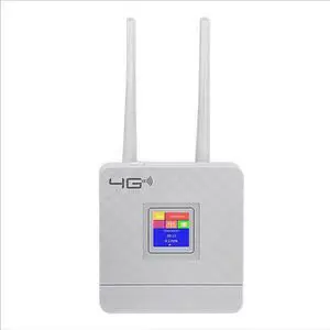4G LTE CPE Router, Wireless WiFi Hotspot Router with RJ45 Interface, 150Mbps Wireless Internet Router with Dual Antenna,1.44in Smart LCD Display, Support All WiFi Device(RJ45)