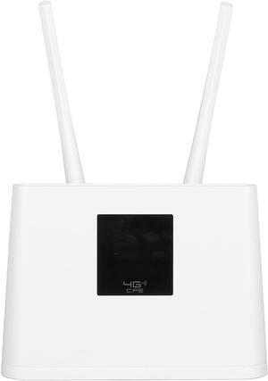 4G WiFi Router, Mobile WiFi Modem 150Mbps LCD Display High Gain Antenna Supported 20 Users TDD LTE for Business (US Plug)