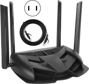 Wireless Router 2.4 5G, Z2600 Smart WiFi Router Dual Band Gigabit Wireless Internet Router for Home Gaming Computer Networking Tool, Builtin MTK7621A MT7615N MT7615N Gaming Chip (US Plug)