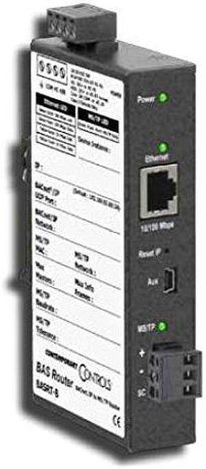 BASRT-B | Contemporary Controls | BAS Router BACnet/IP to MS/TP DIN rail mount