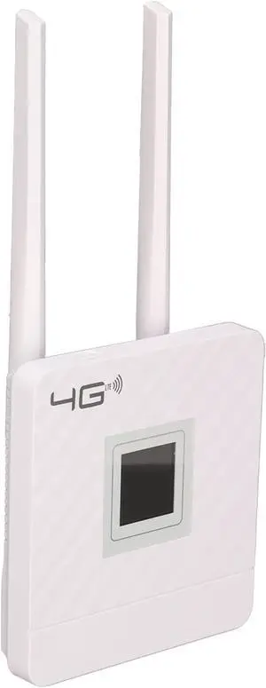 4G LTE CPE Router, 150Mbps Wide Applicability 150Mbps Wireless Router RJ45 Interface 50 to 60Hz 1.44in LCD Screen for Computers for Tablets (US Plug)