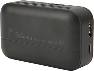 4G WiFi Router Portable, SIM Card Slot Black 4G Wireless Router Mobile Hotspot Router for Phone PC Tablet Laptop, Computer Routers Up to 10 Users