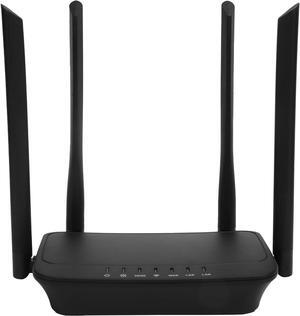 300Mbps Wireless Router, 4G Wireless Router Support SIM Card, 2.4Ghz Smart WiFi Router Wireless Internet Router with Dual 4G AntennaDual WiFi Antenna for Home, Works