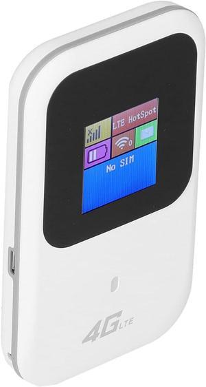 PUSOKEI Mobile Hotspot with LCD Screen, Wireless Mini Convenient Network Adapter, 150Mbps Dual Band WiFi Router Modem FPC Atenna,Support MIMO
