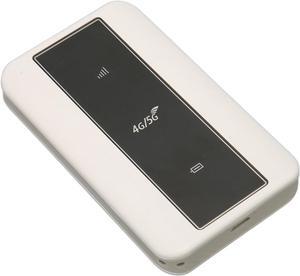Portable WiFi Router, 150Mbps 4G LTE Mobile Hotspot, Up to 10 Users, 2100mAh Battery for Car Users, Business, Travelers, 4G Router with SIM Card Slot