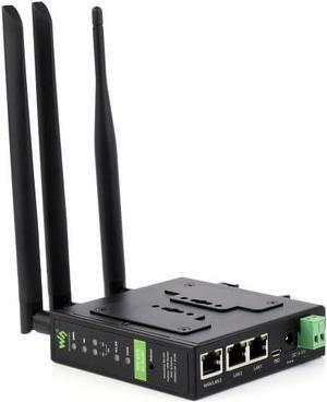 Industrial 4G LTE Router, Multiple VPN protocols Support, 3-ch Ethernet Ports, WiFi high-Speed Internet Access, Dual Qualcomm Chips (WS-431E 4G Router)