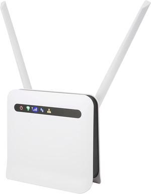 4G LTE Router, Dual Band FDDTDD SIM Card Router, Convenient Fast Durable Outdoor CPE Router, Insert The SIM Card, Easily and Quickly. (CP10 US Plug)