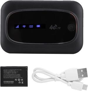 Wireless Mobile Router, Portable Hotspot 4G WiFi Modem for Travel Home Office (Black)