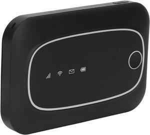 4G LTE Mobile Hotspot, Unlocked Mobile Hotspot with SIM Card Slot, High Speed Portable 4G LTE Router for Phone, Laptops, Tablet, 2000mAh Battery, Black