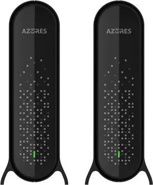 AZORES WiFi 6 AX6600 Whole Home Mesh System Wireless Router, 2 Gigabit LAN Ports, Dual Band, Beamforming, OFDMA, MU-MIMO, Parental Controls