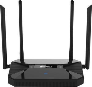 Translite 1200Mbps Dual Band Wireless Router | 802.11ac Wi-Fi Standard | 2.4GHz(300Mbps) and 5GHz(900Mbps) | Gigabit WAN Port | Mesh Wireless Router | Model: TL-HWR-13 (Single)
