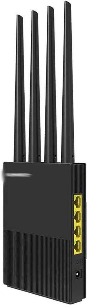 1200Mbps Dual Band Router 2.4G+5Ghz RJ45 Wan/LAN Smart Access Point Router 4 * 5dBi Antenna Router