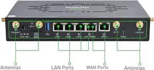 InHand Networks ER805 Cloud-Managed SD-WAN Edge 4G Router