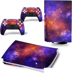 Controller Sticker Decal Skin for PS 5 Disk Edition Console and 2 Controllers Vinyl Cover Skins Wraps for PS5 Disc Version 13951 Anti Scratch Bubble Free