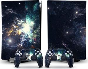 Controller Sticker Decal Skin for PS 5 Disk Edition Console and 2 Controllers Vinyl Cover Skins Wraps for PS5 Disc Version 04398 Anti Scratch Bubble Free