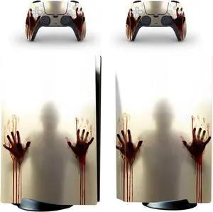 LEEWEE for PS5 Skin Disc Edition Anime Console and Controller Vinyl Cover Skins Wraps for PS5 Disc Version(1975) No Foaming