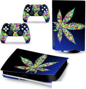 Controller Sticker Decal Skin for PS 5 Disk Edition Console and 2 Controllers Vinyl Cover Skins Wraps for PS5 Disc Version 39428 Anti Scratch Bubble Free