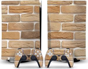 Controller Sticker Decal Skin for PS 5 Disk Edition Console and 2 Controllers Vinyl Cover Skins Wraps for PS5 Disc Version 40413 Anti Scratch Bubble Free
