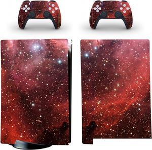 Controller Sticker Decal Skin for PS 5 Disk Edition Console and 2 Controllers Vinyl Cover Skins Wraps for PS5 Disc Version 40432 Anti Scratch Bubble Free