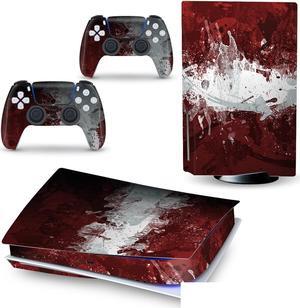 Controller Sticker Decal Skin for PS 5 Disk Edition Console and 2 Controllers Vinyl Cover Skins Wraps for PS5 Disc Version 42692 Anti Scratch Bubble Free