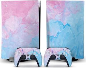 Controller Sticker Decal Skin for PS 5 Disk Edition Console and 2 Controllers Vinyl Cover Skins Wraps for PS5 Disc Version 18520 Anti Scratch Bubble Free