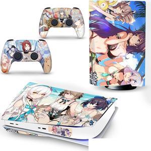 Controller Sticker Decal Skin for PS 5 Disk Edition Console and 2 Controllers Vinyl Cover Skins Wraps for PS5 Disc Version 23389 Anti Scratch Bubble Free