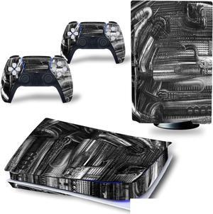 Controller Sticker Decal Skin for PS 5 Disk Edition Console and 2 Controllers Vinyl Cover Skins Wraps for PS5 Disc Version 26039 Anti Scratch Bubble Free