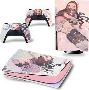 WREXIL LEEWEE for PS5 Skin Disc Edition & Digital Edition Console and Controller Vinyl Cover Skins Wraps Scratch Resistant, Compatible with for PS5 559778 No Foaming (Size : Digital Edition)