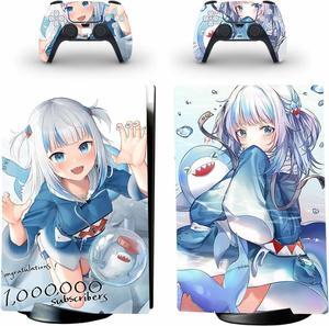FXCON for PS5 Skin Disc Edition Anime Console and Controller Vinyl Cover Skins Wraps for PS5 Disc Version(1293) Bubble Free