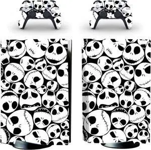 FXCON for PS5 Skin Disc Edition Anime Console and Controller Vinyl Cover Skins Wraps for PS5 Disc Version(9628) Bubble Free