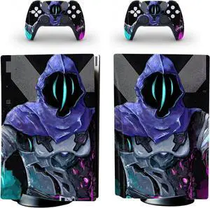 LEEWEE for PS5 Skin Disc Edition Anime Console and Controller Vinyl Cover Skins Wraps for PS5 Disc Version(5922) No Foaming
