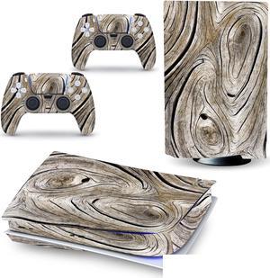 FXCON Decal Skin for PS 5 Disk Edition Console and 2 Controllers Vinyl Cover Skins Wraps for PS5 Disc Version 12535 Bubble Free