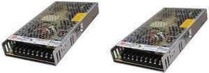 Mean Well LRS-200-12 Switching Power Supply, Single Output, 12V, 17A, 200W, 8.5" L x 4.5" W x 1.2" H (2)