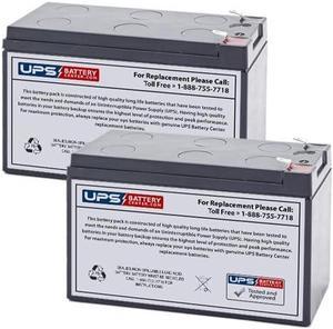 Altronix MP3PMCTXPD8CB (SLA) Replacement Battery Set - 12V 7Ah with F1 terminal