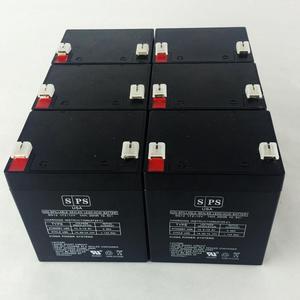 SPS 12v 5Ah Parasystems BP240V5RT2U UPS Replacement Battery Brand (6 Pack)