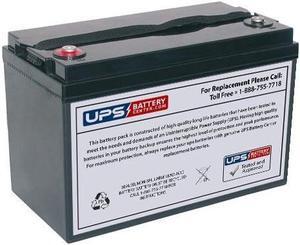 Powersonic PS-121000U 12 Volt, 100 AH Rechargeable Lead Acid Battery