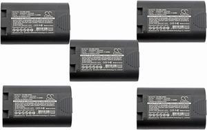(5 Pack) XSP Battery for 3M PL200 DYMO LabelManager 360D LabelManager 420P Rhino 4200 Rhino 5200 PN DYMO 1759398 S0895840 W002856
