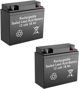 BatteryGuy PX 10/1.4 Replacement 12V 18Ah SLA Batteries Brand Equivalent (Rechargeable, High Rate) - Qty of 2
