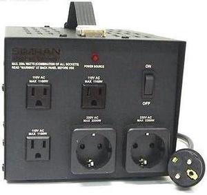 VCT VT 2300R- Continuous Use Step Up and Down Voltage Transformer 2300 Watt- AC 110 Volt / 220 Volt