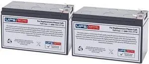 Set of 2, 12V 9Ah F2 Sealed Lead Acid Replacement Battery Set for Tripp Lite SmartOnline 120V 750VA 600W SU750RTXL2U by UPSBatteryCenter® Set of 2, 12V 9Ah F2 Sealed Lead Acid Replacement Battery Set for Tripp Lite SmartOnline 120V 750VA 600W SU750RTXL2U by UPSBatteryCenter®
