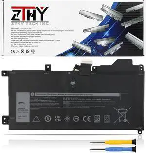 ZTHY 1FKCC Laptop Battery Replacement for Dell Latitude 7200 7210 2-in-1 Series Notebook T04J T04J001 T04J002 T5H6P 09NTKM 9NTKM 0D9J00 D9J00 0KWWW4 KWWW4 7.6V 38Wh 4750mAh ZTHY 1FKCC Laptop Battery Replacement for Dell Latitude 7200 7210 2-in-1 Series Notebook T04J T04J001 T04J002 T5H6P 09NTKM 9NTKM 0D9J00 D9J00 0KWWW4 KWWW4 7.6V 38Wh 4750mAh