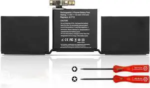 A1713 Laptop Battery Replacement for MacBook Pro 13" A1708 Late 2016 Mid 2017 EMC 2978 3164 MPXQ2LL/A MLL42B/A MLL42LL/A MLL42Y/A MLUQ2LL/A MPXQ2B/A MLL42FN/A MPXQ2D/A MPXQ2FN/A(11.4V 54.5Wh) A1713 Laptop Battery Replacement for MacBook Pro 13" A1708 Late 2016 Mid 2017 EMC 2978 3164 MPXQ2LL/A MLL42B/A MLL42LL/A MLL42Y/A MLUQ2LL/A MPXQ2B/A MLL42FN/A MPXQ2D/A MPXQ2FN/A(11.4V 54.5Wh)